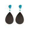 Silver Earrings 925 with Turquoise. -0