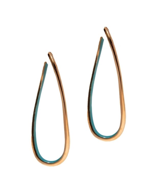Silver Earrings 925 with Enamel.-0