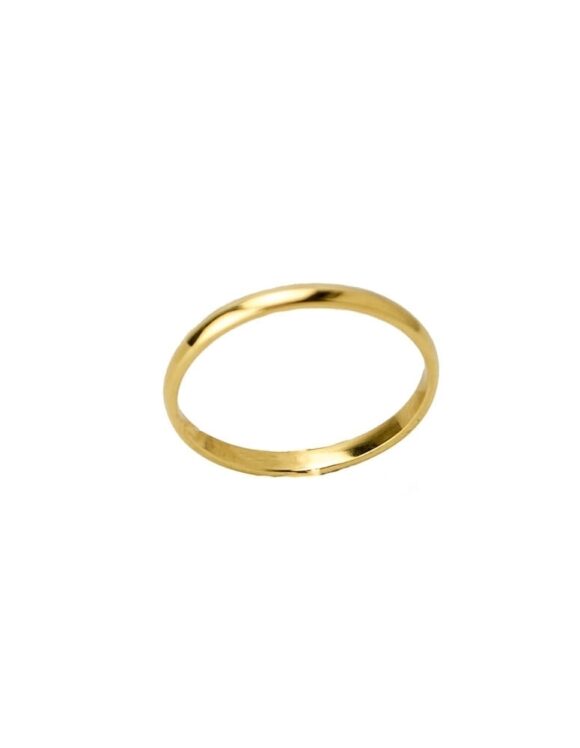 Gold Wedding Ring K18 -0