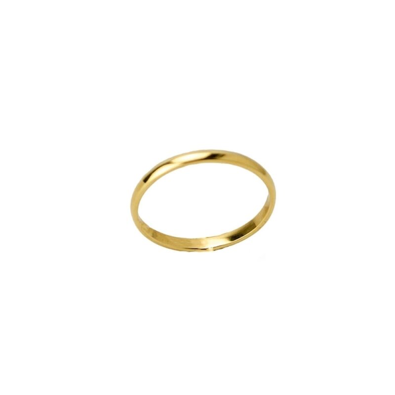 Gold Wedding Ring K18 -0