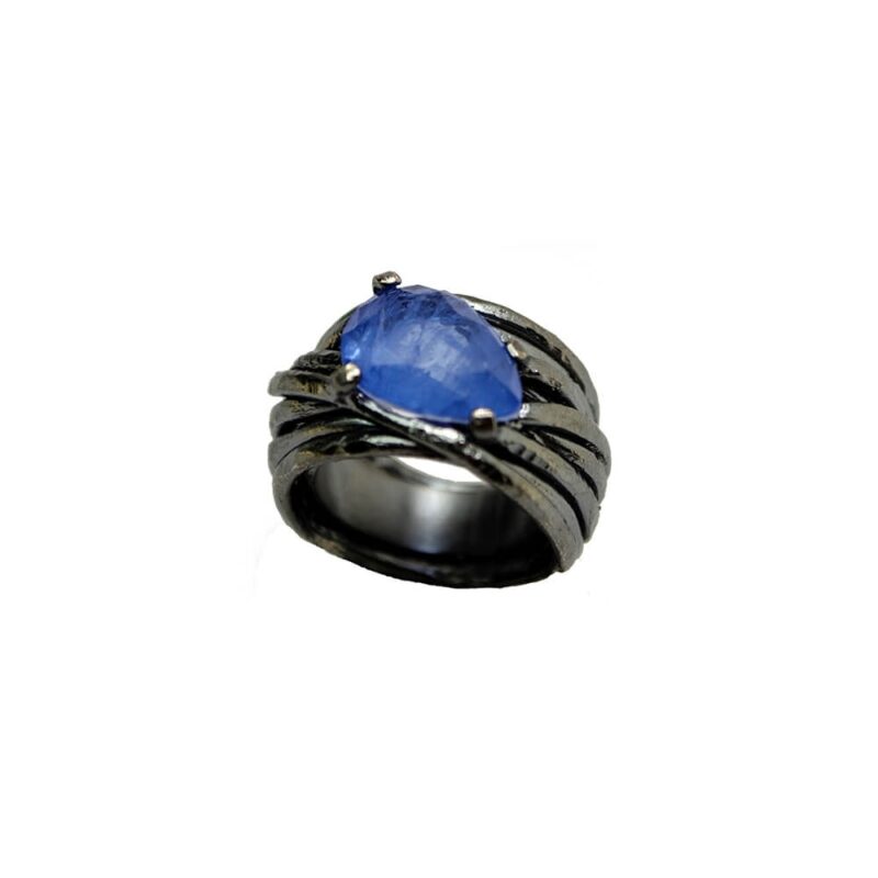 Silver Ring 925, Crystal. -0