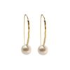 Silver Earrings 925, Pearl-0