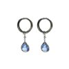 Silver Earrings 925 with Crystal-0