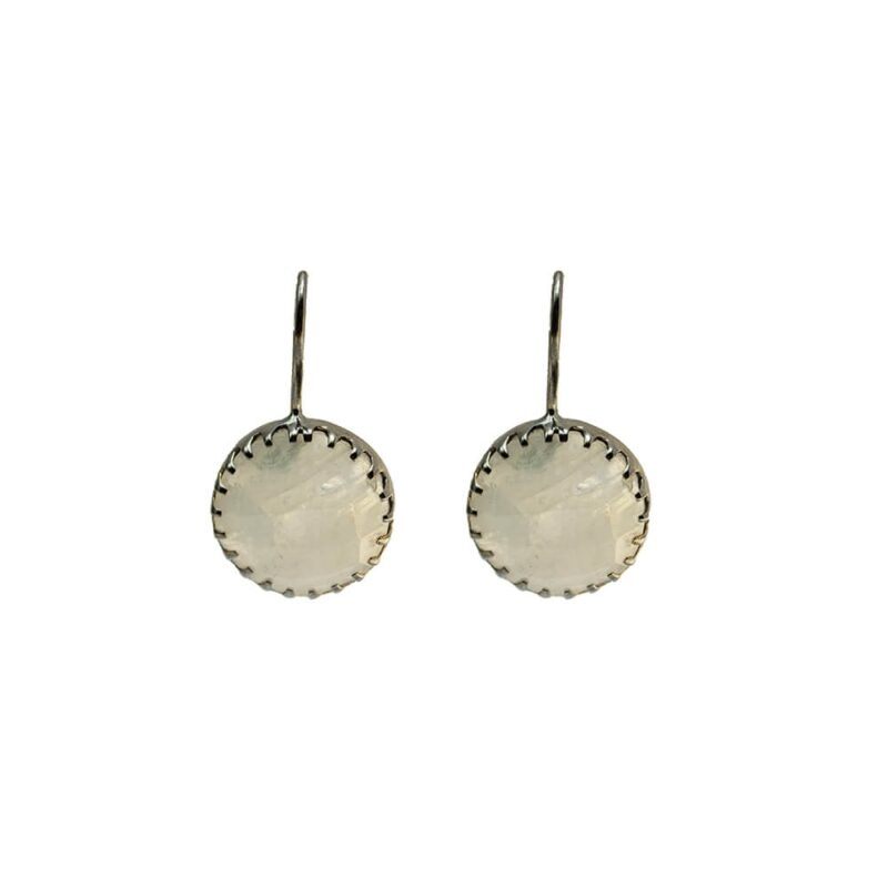 Silver Earrings 925 with Labradorite-0