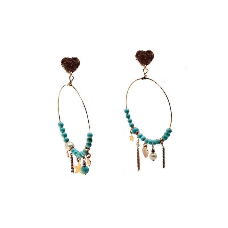 Silver Earrings 925 with Turquoise-0