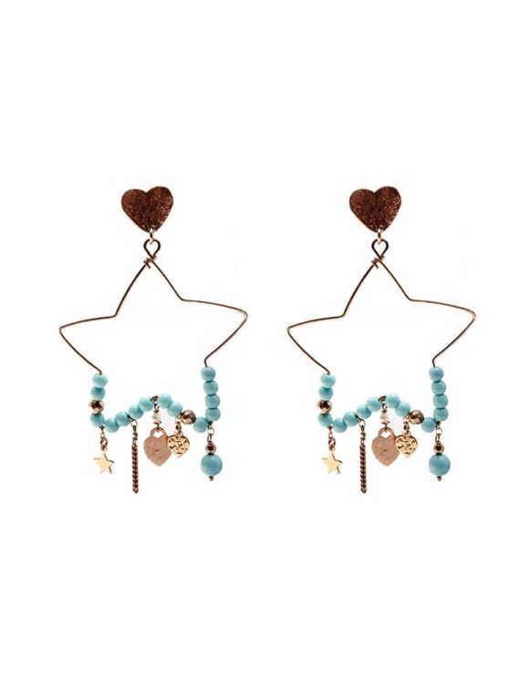 Silver Earrings 925 with Turquoise-0