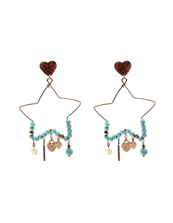 Silver Earrings 925 with Turquoise-0