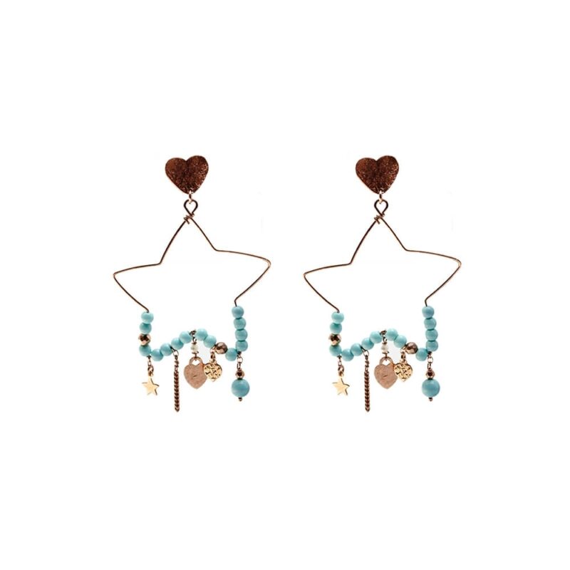 Silver Earrings 925 with Turquoise-0