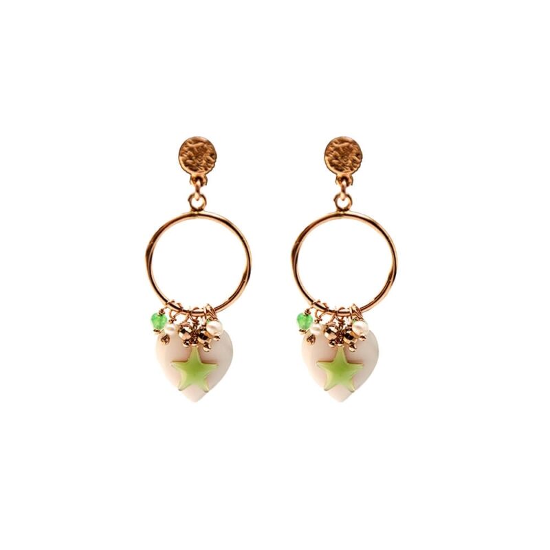 Silver Earrings 925 with Tourmaline-0