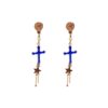 Silver Earrings 925 with Enamel-0