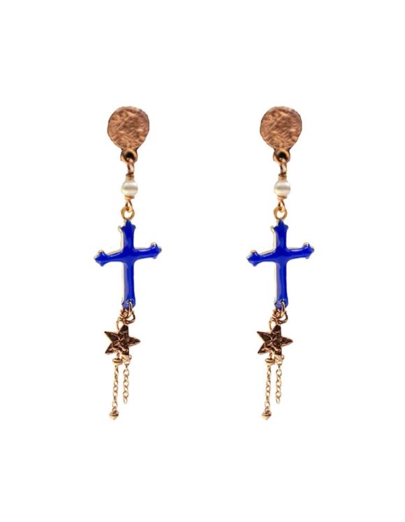 Silver Earrings 925 with Enamel-0