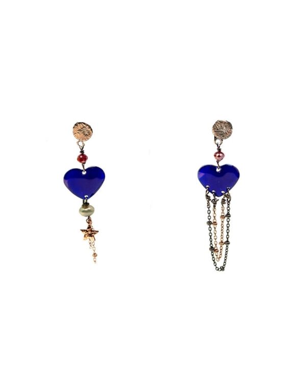 Silver Earrings 925 with Enamel-0