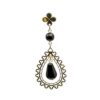 Silver Earring 925 with Onyx-0