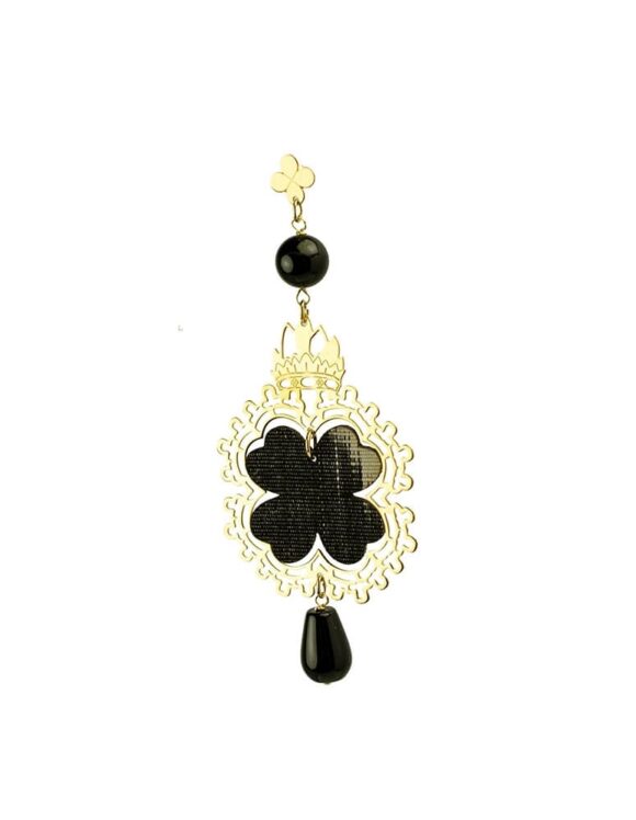 Silver Earring 925 with Onyx-0