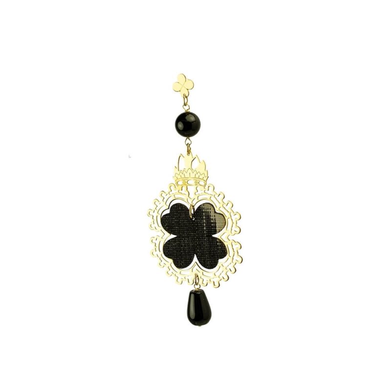 Silver Earring 925 with Onyx-0