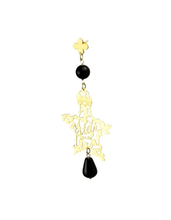 Silver Earring 925 with Onyx-0