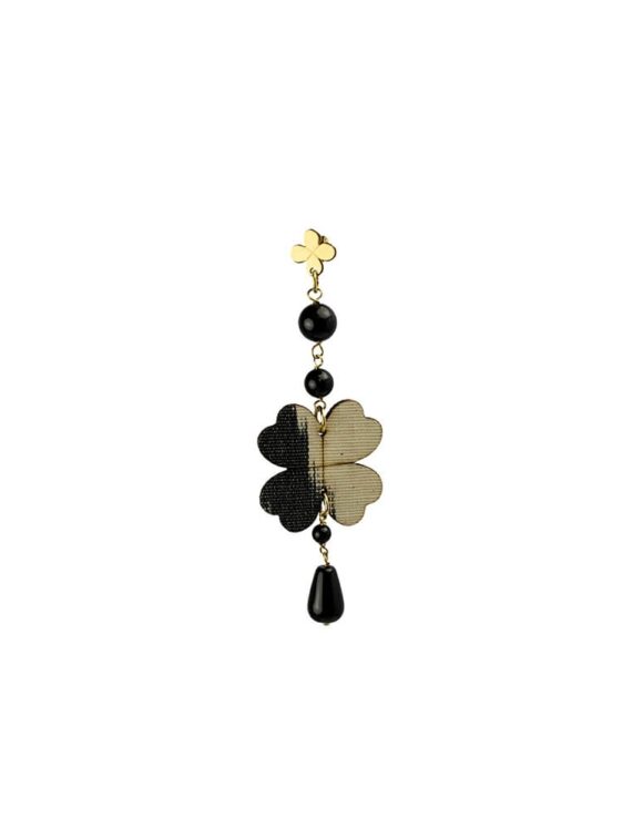 Silver Earring 925 with Onyx-0