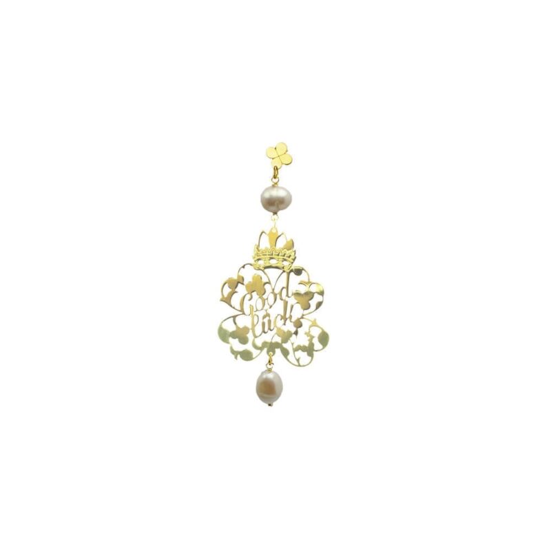 Silver Earring 925 with Pearl-0