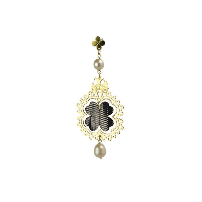 Silver Earring 925 with Onyx-0