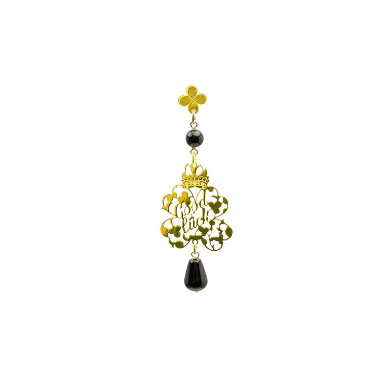 Silver Earring 925 with Onyx-0