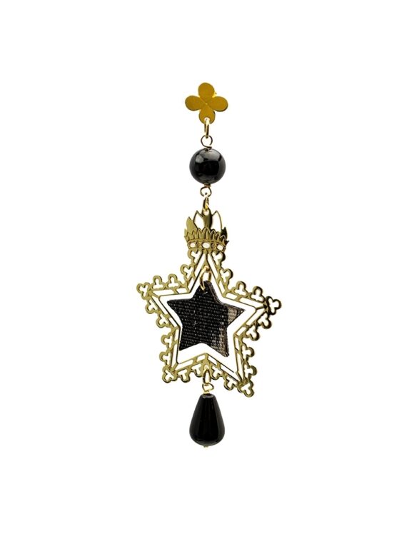 Silver Earring 925 with Onyx-0