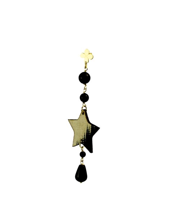 Silver Earring 925 with Onyx-0