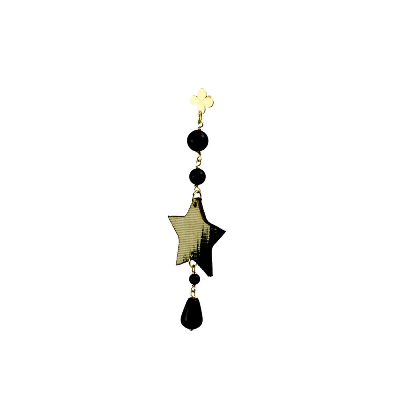 Silver Earring 925 with Onyx-0