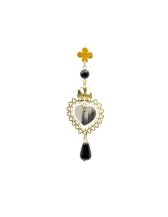 Silver Earring 925 with Onyx-0