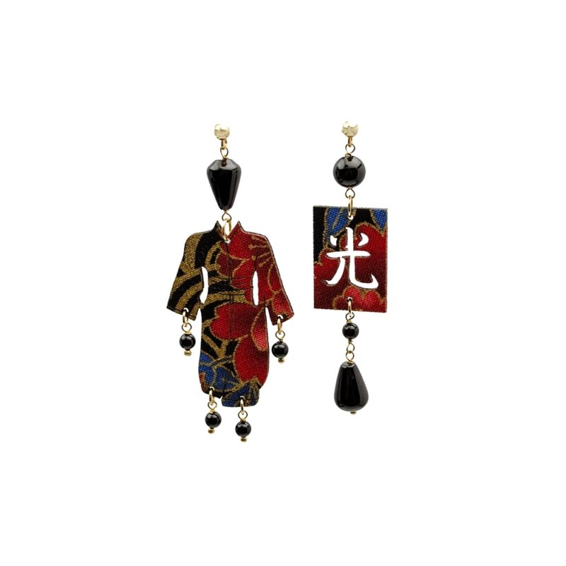 Silver Earrings 925 with Onyx-0