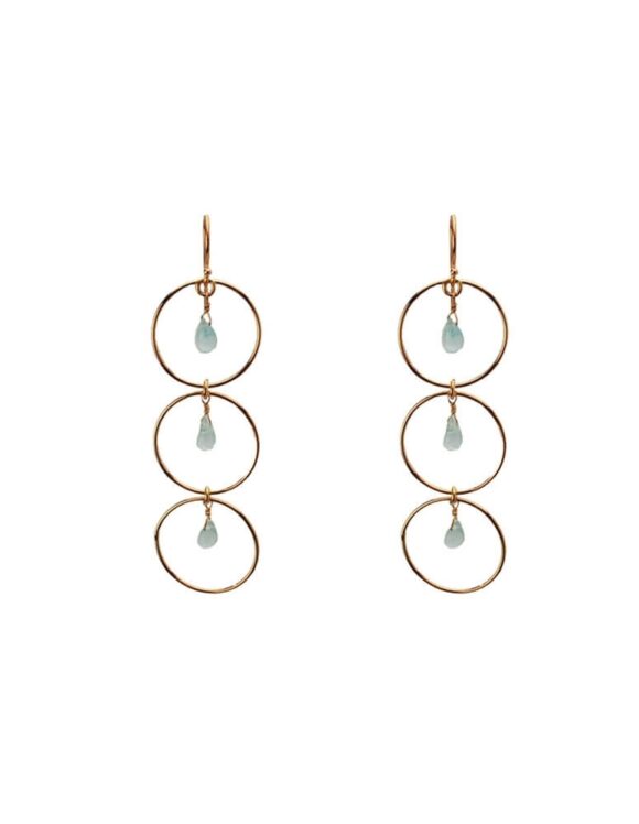 Silver Earrings 925 with Topaz-0