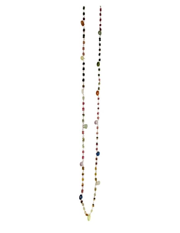 Silver Necklace 925 with Tourmaline-0