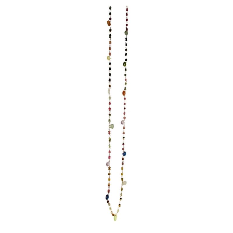 Silver Necklace 925 with Tourmaline-0