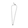 Silver Necklace 925, Onyx-0