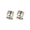 Silver Cufflinks 925 with Black Diamonds.-0