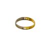 Gold K18 Wedding Ring, Diamond 0.03 ct.-0