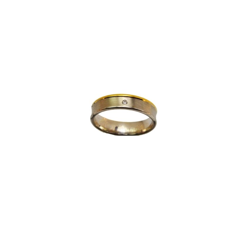 Gold Κ18 Diamond Wedding Ring-0