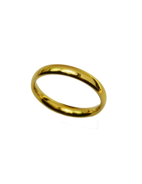 Gold Wedding Ring K18 -0