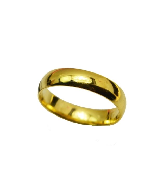 Gold Wedding Ring K18 -0