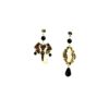 Silver Earrings 925 with Onyx-0