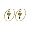 Silver Earring 925 with Onyx-0