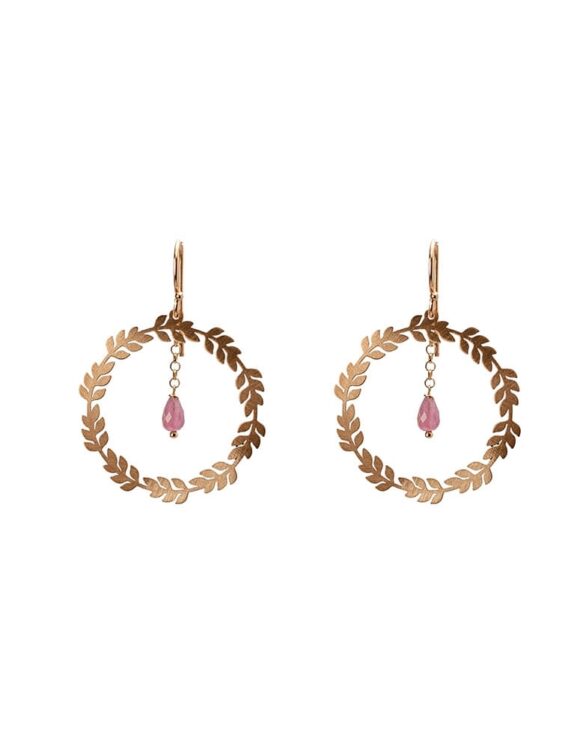 Silver Earrings 925 with Quartz-0