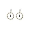Silver Earrings 925 with Onyx.-0