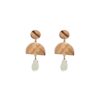 Silver Earrings 925 with Quartz-0