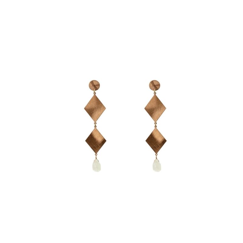 Silver Earrings 925 with Quartz-0