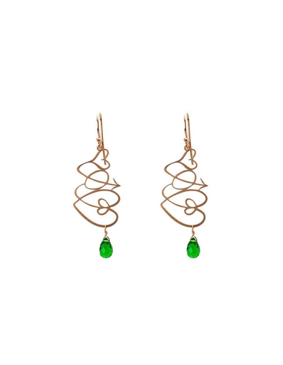 Silver Earrings 925 with Quartz-0