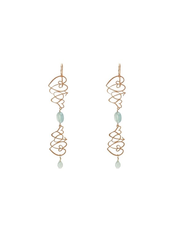 Silver Earrings 925 with Quartz-0
