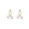 Silver Earrings 925 with Agate-0