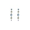 Silver Earrings 925 with Topaz-0