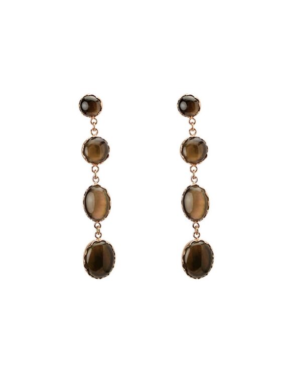 Silver Earrings 925 with Quartz-0