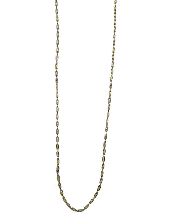 Silver Necklace 925 with Quartz. -0